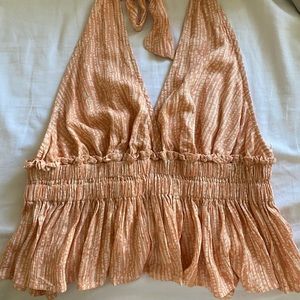 CORAL HALTER TOP